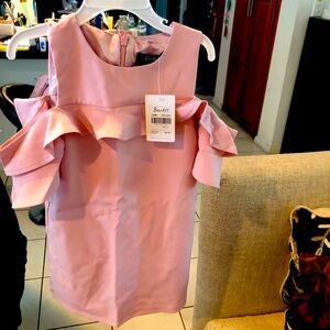 NWT pretty pink designer dress